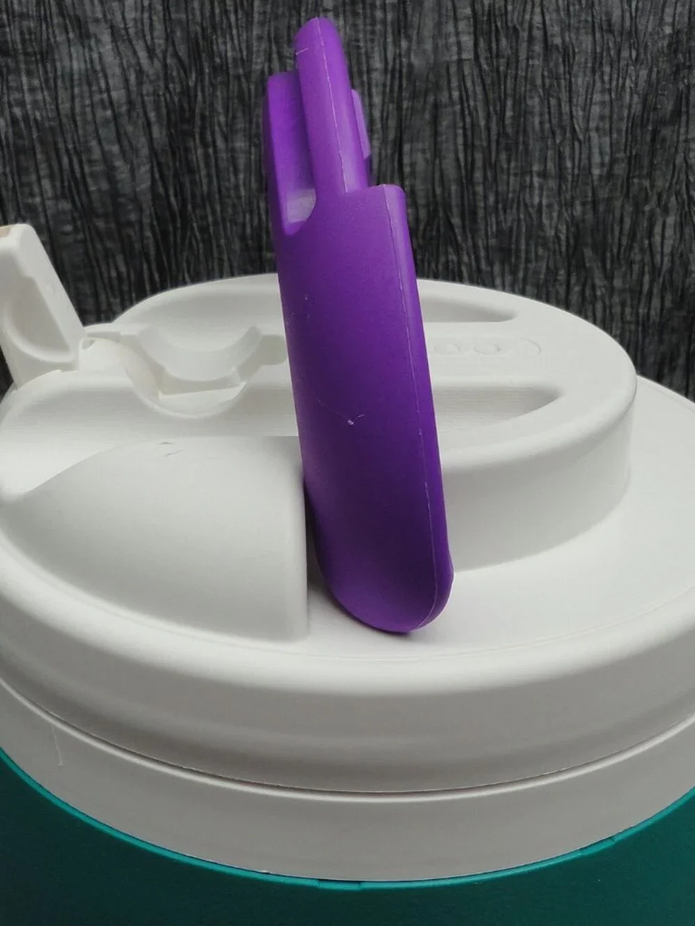 Vtg IGLOO Elite 1 gallon Water Cooler Dog K9 Training Drinking Teal Purple USA